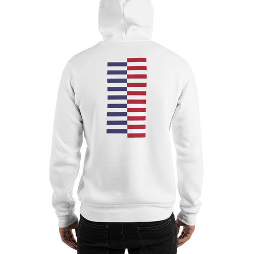 S America Tower Pattern Hoodie by Design Express