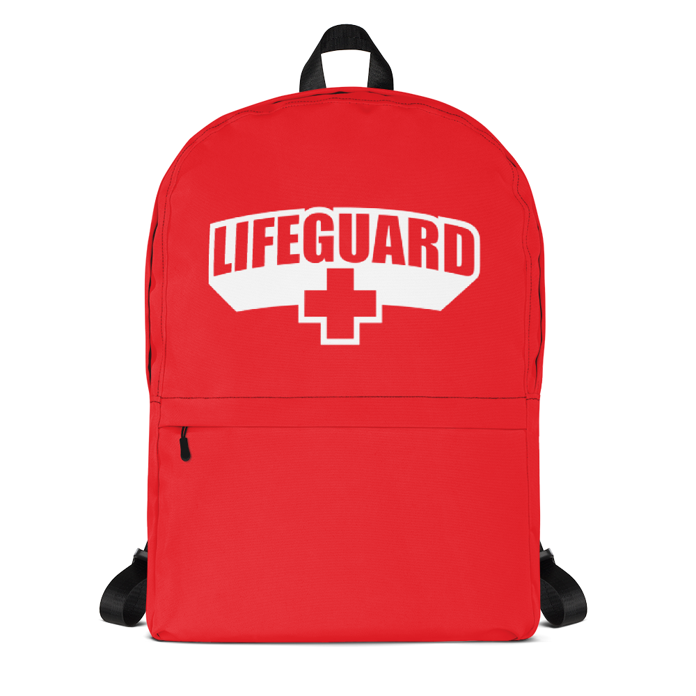 Default Title Lifeguard Classic Red Backpack by Design Express
