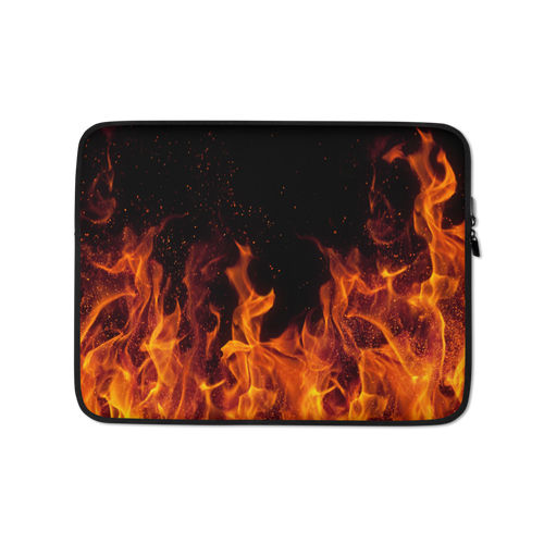 13 in On Fire Laptop Sleeve by Design Express