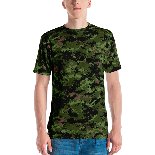 XS Classic Digital Camouflage Men's T-shirt by Design Express