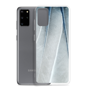 White Feathers Texture Samsung Case by Design Express