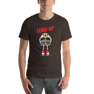 Brown / S Level-Up Short-Sleeve Unisex T-Shirt by Design Express