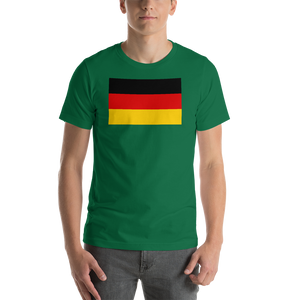 Kelly / S Germany Flag Short-Sleeve Unisex T-Shirt by Design Express