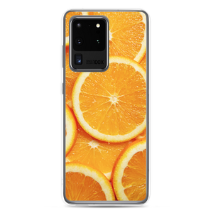 Samsung Galaxy S20 Ultra Sliced Orange Samsung Case by Design Express