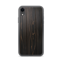 iPhone XR Black Wood Print iPhone Case by Design Express
