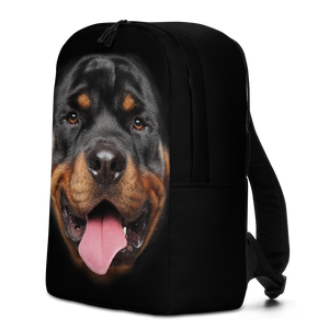 Rottweiler Dog Minimalist Backpack by Design Express