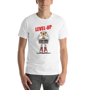 White / XS Level-Up Short-Sleeve Unisex T-Shirt by Design Express