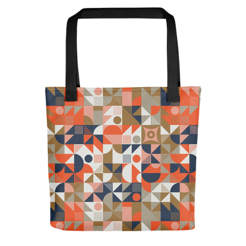 Default Title Mid Century Pattern Tote bag by Design Express