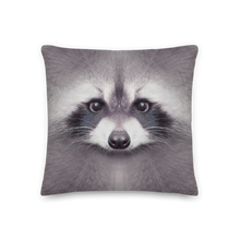 Racoon "All Over Animal" Square Premium Pillow by Design Express