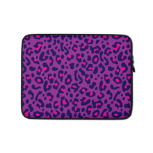 13 in Purple Leopard Print Laptop Sleeve by Design Express