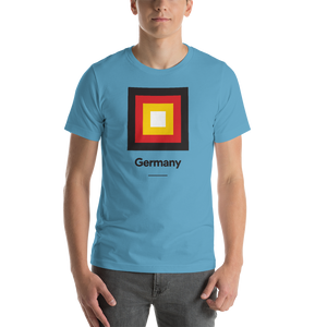 Ocean Blue / S Germany "Frame" Unisex T-Shirt by Design Express