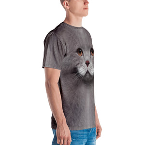 Cat "All Over Animal" Men's T-shirt All Over T-Shirts by Design Express
