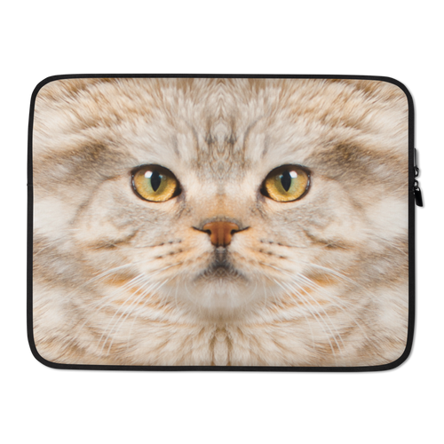 15 in Scottish Fold Cat Hazel Laptop Sleeve by Design Express