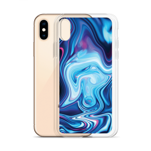 Lucid Blue iPhone Case by Design Express