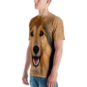 Shetland Sheepdog "All Over Animal" Men's T-shirt All Over T-Shirts by Design Express