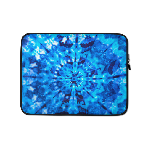 13 in Psychedelic Blue Mandala Laptop Sleeve by Design Express