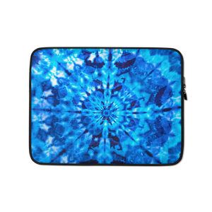 13 in Psychedelic Blue Mandala Laptop Sleeve by Design Express