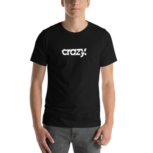 XS Crazy Broken Unisex T-Shirt by Design Express