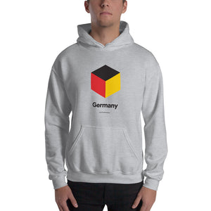 Sport Grey / S Germany "Cubist" Hooded Sweatshirt by Design Express