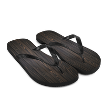 Black Wood Flip-Flops by Design Express