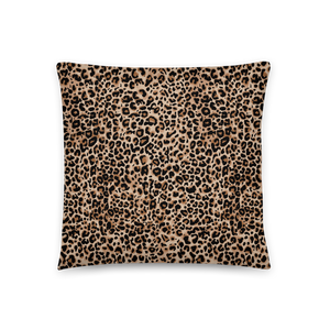 18×18 Golden Leopard Basic Pillow by Design Express