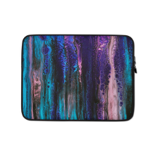 13 in Purple Blue Abstract Laptop Sleeve by Design Express