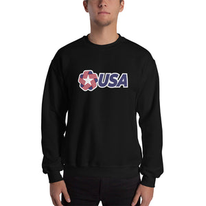 Black / S USA "Rosette" Sweatshirt by Design Express