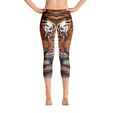 XS Tiger "All Over Animal" Capri Leggings by Design Express