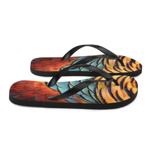 Golden Pheasant Flip-Flops by Design Express