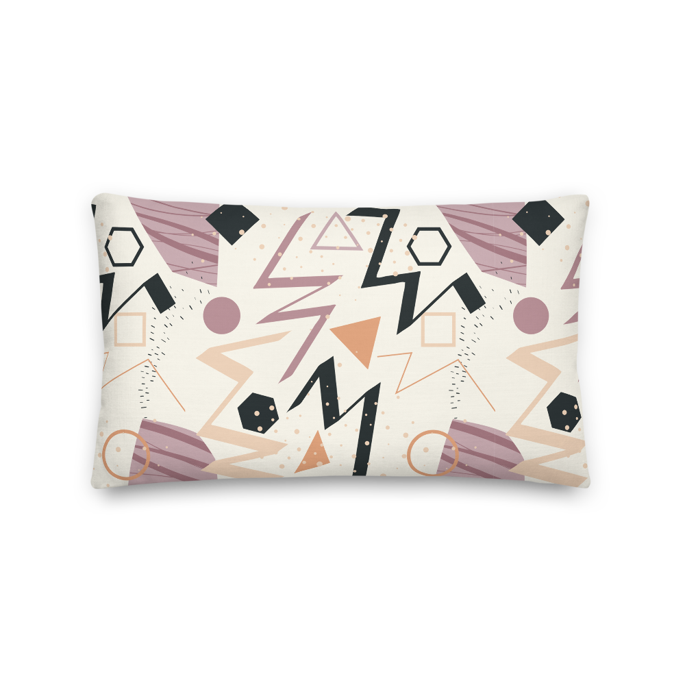 20×12 Mix Geometrical Pattern 02 Premium Pillow by Design Express