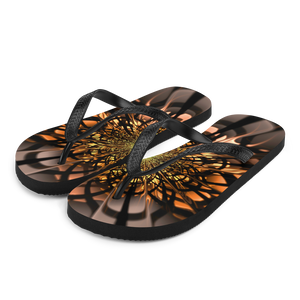 S Abstract Flower 02 Flip-Flops by Design Express