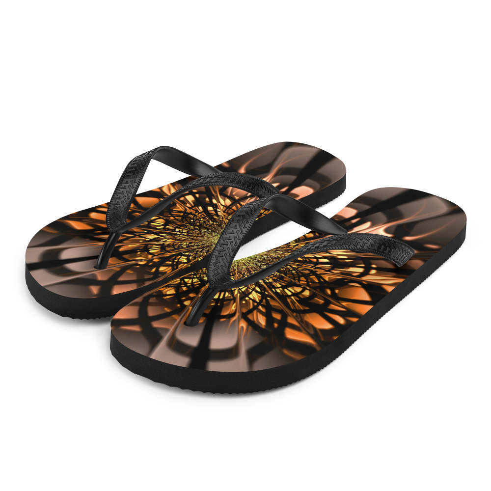 S Abstract Flower 02 Flip-Flops by Design Express