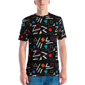XS Mix Geometrical Pattern Men's T-shirt by Design Express