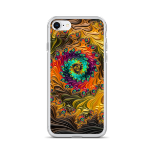 iPhone SE Multicolor Fractal iPhone Case by Design Express