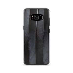 Samsung Galaxy S8 Black Feathers Samsung Case by Design Express