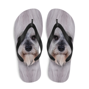 Schnauzer Dog Flip-Flops by Design Express