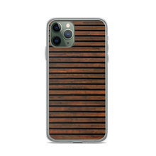 iPhone 11 Pro Horizontal Brown Wood iPhone Case by Design Express
