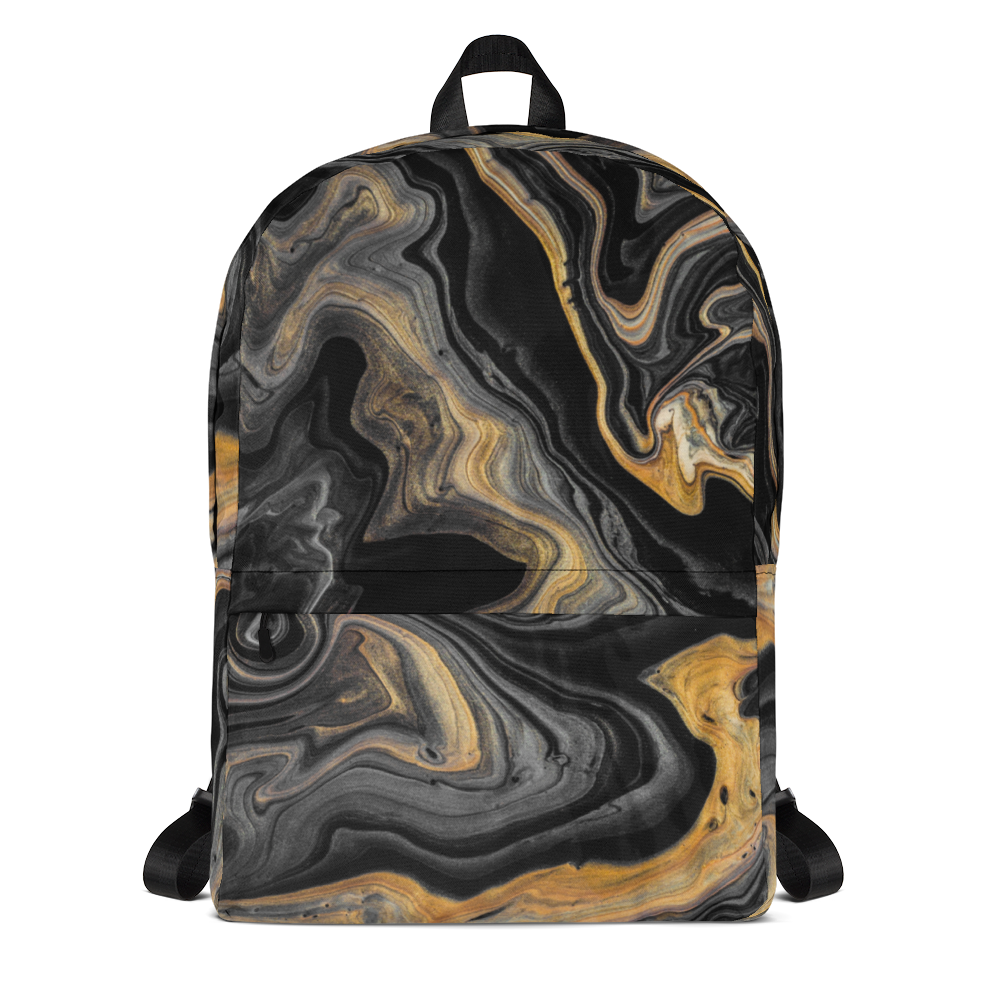 Default Title Black Marble Backpack by Design Express