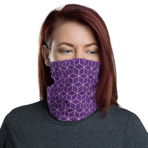 Default Title Diamond Purple Pattern Neck Gaiter Masks by Design Express