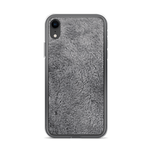 iPhone XR Soft Grey Fur Print iPhone Case by Design Express