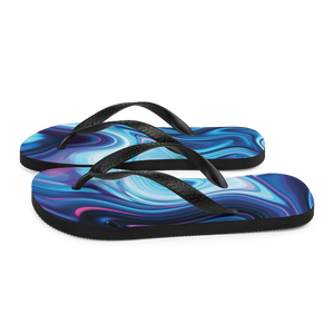 Lucid Blue Flip-Flops by Design Express