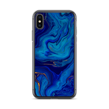 iPhone X/XS Blue Marble iPhone Case by Design Express
