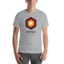 Silver / S Germany "Hexagon" Unisex T-Shirt by Design Express