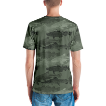 Army Green Catfish Men's T-shirt by Design Express