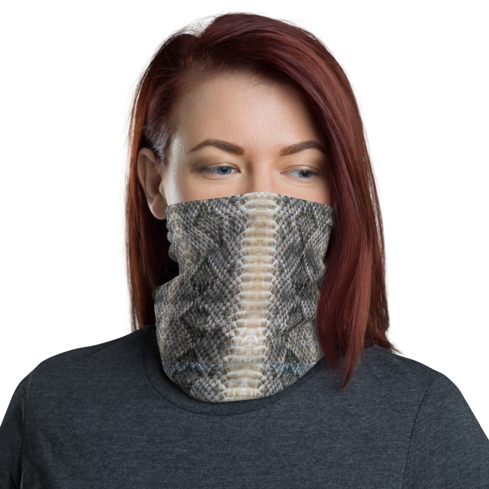 Default Title Snake Skin Print Neck Gaiter Masks by Design Express