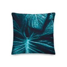 Turquoise Leaf Premium Pillow by Design Express