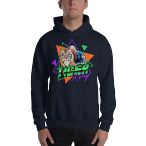 Navy / S Tiger King Unisex Hoodie by Design Express