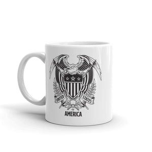 United States Of America Eagle Illustration Mug Mugs by Design Express