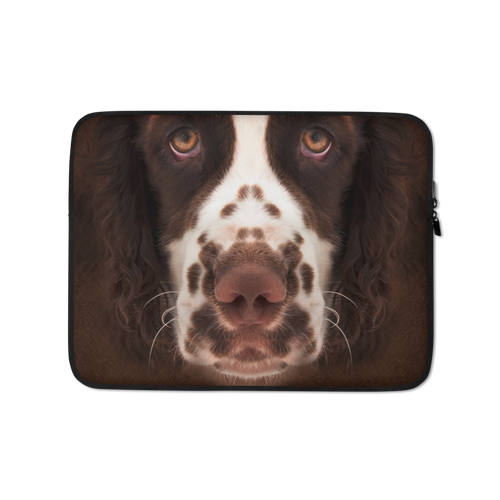 13 in English Springer Spaniel Dog Laptop Sleeve by Design Express