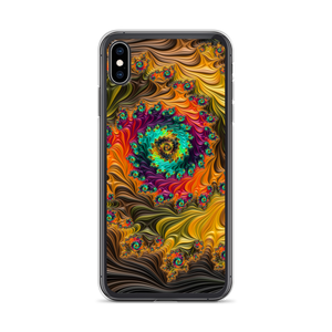 iPhone XS Max Multicolor Fractal iPhone Case by Design Express